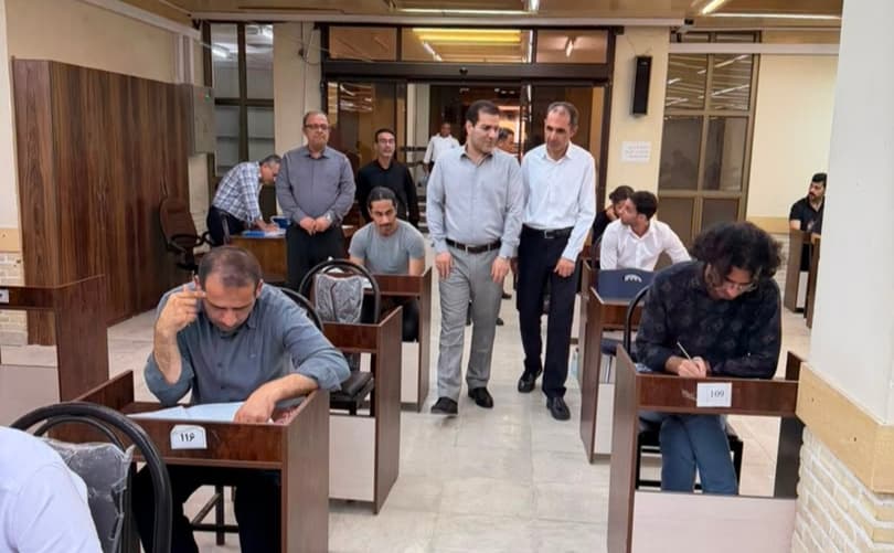 بازدید معاون سیاسی، امنیتی و اجتماعی استاندار بوشهر از حوزههای برگزاری آزمون کارشناسی ارشد در دانشگاه خلیج فارس